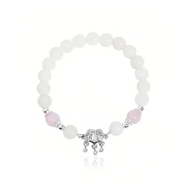 克兰茜 诸事顺利 平安锁转运圆珠串 新中式小众国风简约高级感设计 招财纳福日常通勤精致百搭 精美礼盒 好运 菩提子/菩提籽 手串 女款