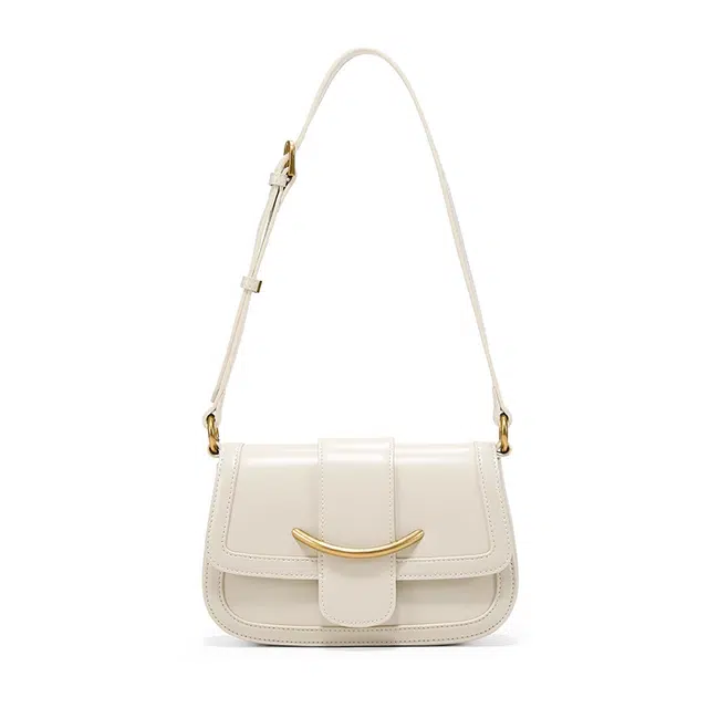 西木汀 忆往昔高级感小众设计慵懒松弛感通勤百搭 牛皮 马鞍包斜挎单肩包 常规 女款 多色