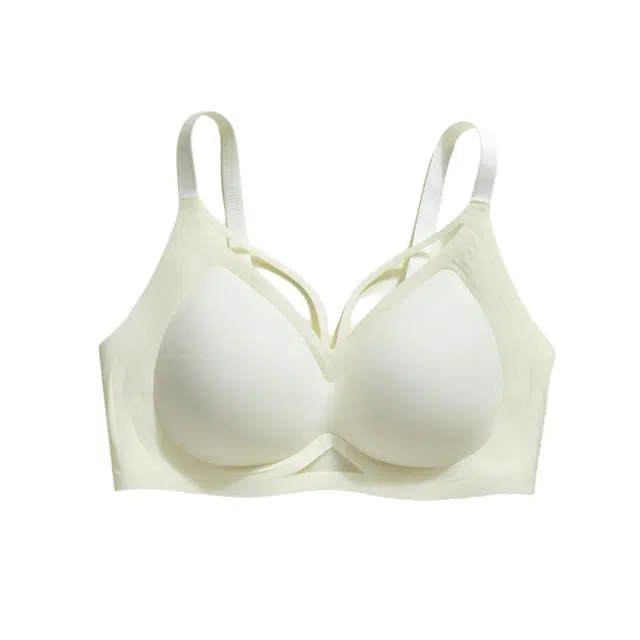 慕梵度 大码大胸显小软支撑聚拢无钢圈收副乳上托舒适侧收显瘦文胸 女款