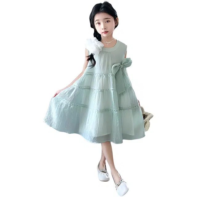 泰迪珍藏连衣裙 甜美简约亲肤柔软无袖 儿童款