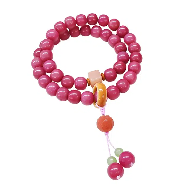 絮物 新中式国潮文玩 八方来财 招财纳福 紫气东来 万事如意 白玉菩提 手串 男女同款情侣款