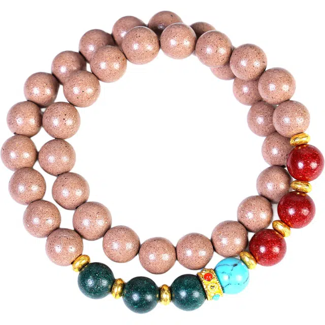 灵晔 新中式国潮复古 轻奢高级感小众百搭 招财纳福 财源广进 平安喜乐 诸事顺遂 合香珠 手串 男女同款情侣款