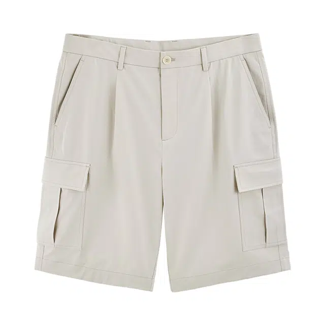 丹宁哲学 抗皱四面弹棉质休闲短裤 男款