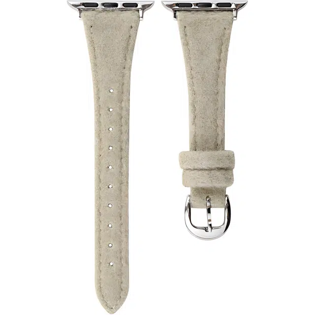 老佳 苹果适用 手表表带 毛呢材质 椭圆扣小蛮腰表带男女通用