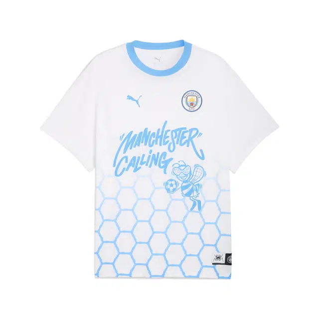 PUMA Manchester City Hoops T-Shirt