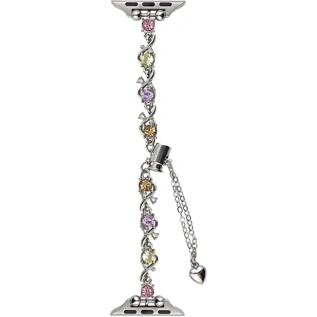 老佳 苹果适用 手表表带 金属材质 铜链华子金属男女通用