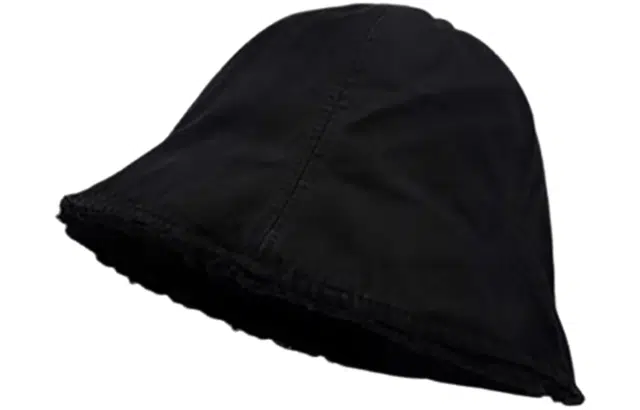 优幽兰 韩系氛围感大头围设计感小众毛边百搭不挑人显脸小学生盆帽早八素颜遮脸防紫外线遮阳帽子 棉 防晒帽 女款