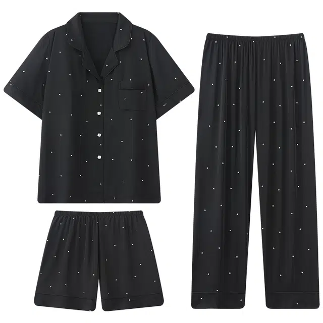 好福份 时尚轻便设计家居服夏季睡衣套装 女款