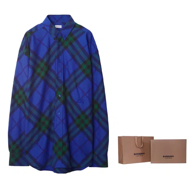 Burberry Check Long Sleeve Shirt