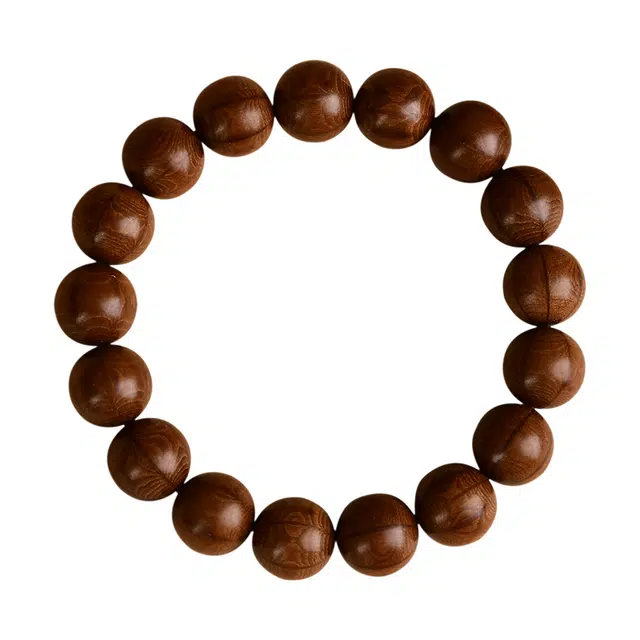 宣华意 中式简约文玩静心佛珠念珠盘玩 六道木 手串 男女同款情侣款