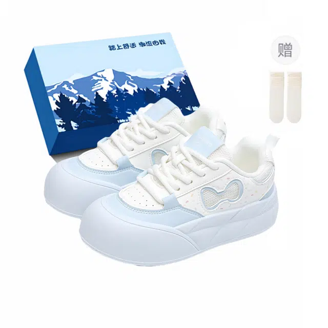 小鹿米利 厚底夏季学生百搭小众小白鞋 耐磨 低帮 板鞋 女款