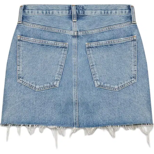 ARITZIA SS25 AGOLDE V-waist Mini Skirt