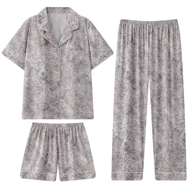 好福份 时尚透气简约轻便设计家居服睡衣套装 女款