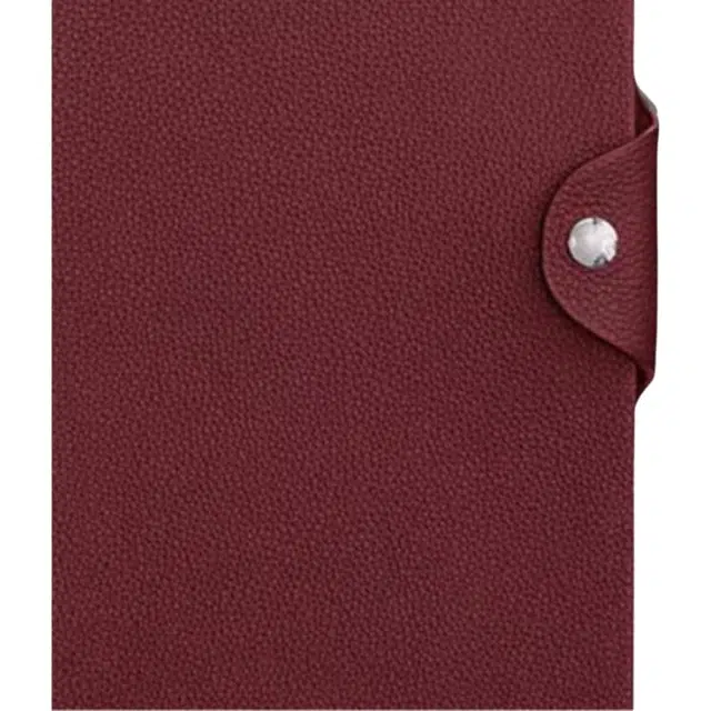 HERMES Ulysse MM Clou de Selle Togo 55 Rouge H