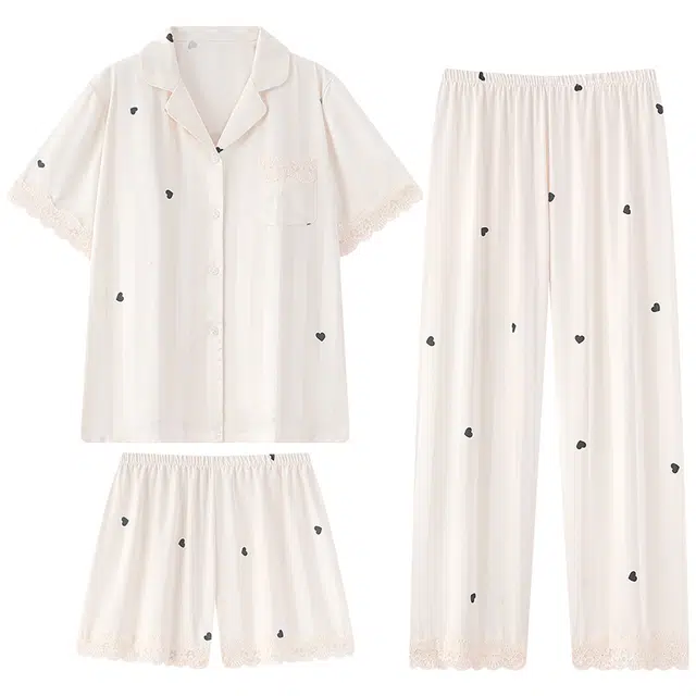 好福份 透气简约轻便设计家居服睡衣套装 女款