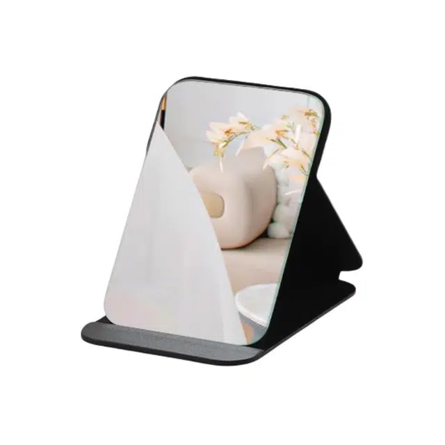 馨枕居 折叠小镜子化妆镜随身桌面可立学生宿舍化妆台式迷你可携式家用手