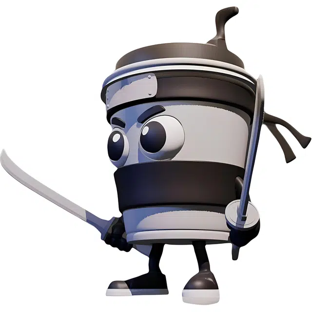 半粒 卡布奇诺忍者创意玩具 拼装模型