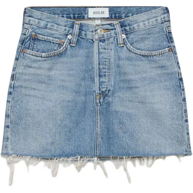 ARITZIA SS25 AGOLDE V-waist Mini Skirt