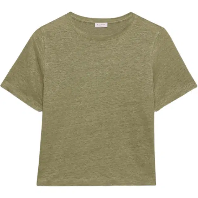 ARITZIA SS25 Babaton Loom Linen Function T-shirt T