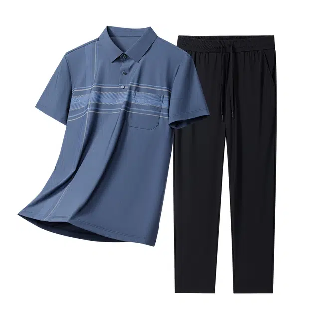 老爷车 爸爸装舒适百搭休闲运动套装 男款