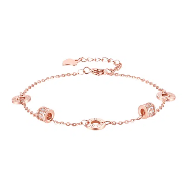 迷颂玛 小蛮腰个性冷淡风 铜 手链 女款