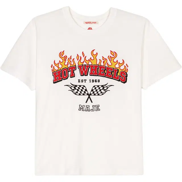 Maje x Hot Wheels SS25 logoT