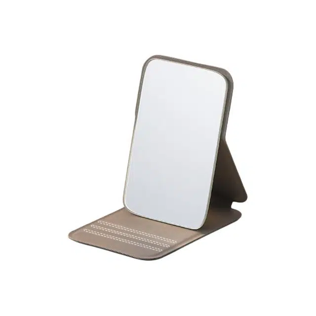 馨枕居 桌面小镜子化妆镜女随身便携式可立折叠家用高清