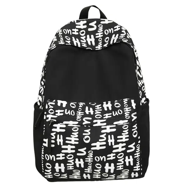 帕克熊 涂鸦个性时尚潮酷 尼龙 双肩包 男女同款情侣款 多色