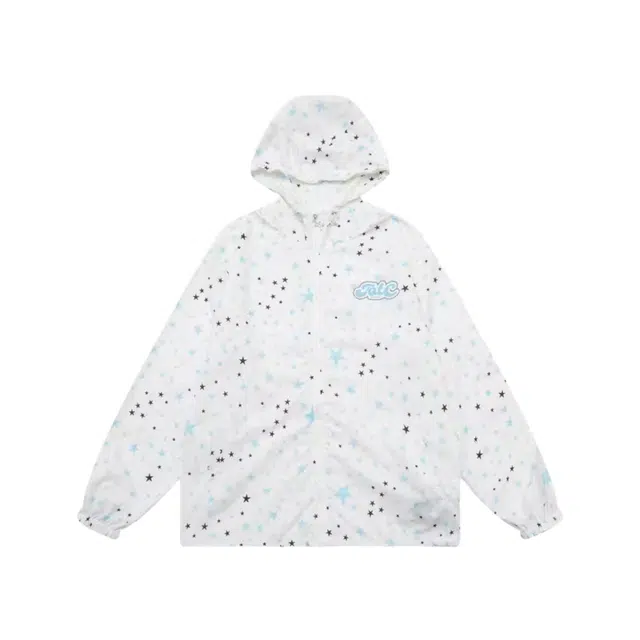 桴生 小星星印花出游小个子甜美风宽松连帽衣百搭夹克外套 女款