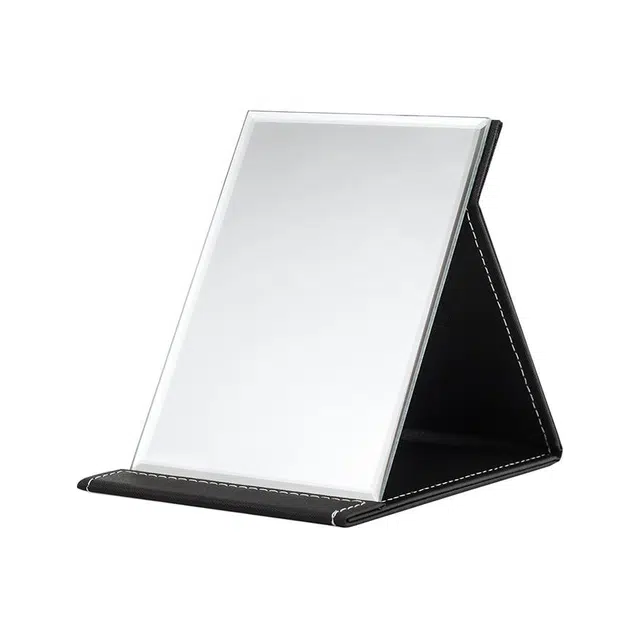 馨枕居 折叠镜子便携化妆镜简约大号镜子