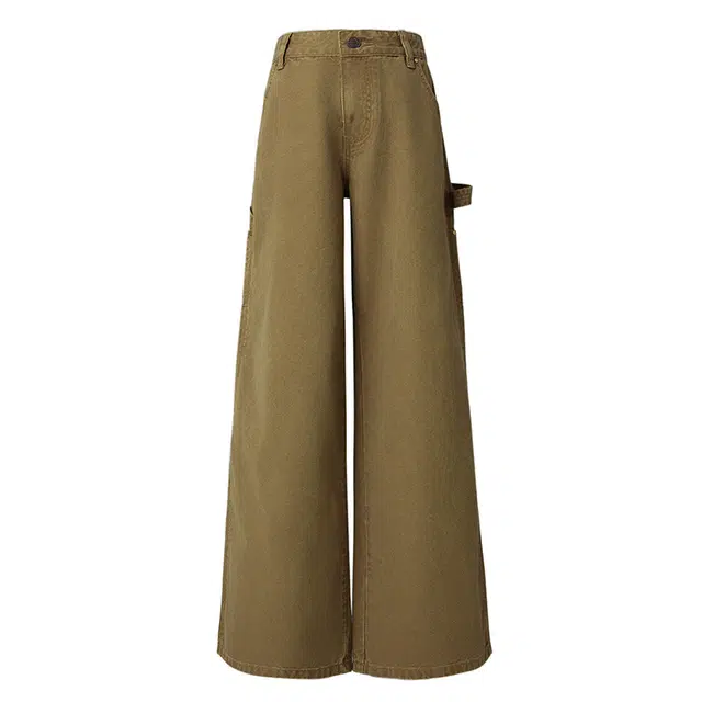 拾籍 美式高街复古时尚潮流百搭工装裤 女款