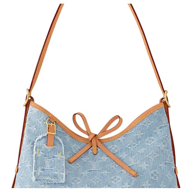 LOUIS VUITTON Carryall Sky Denim PM