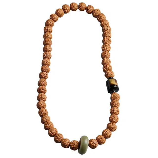 宣华意 新中式原籽金蟾背纹精品手持文玩盘玩配饰 金刚菩提 手串 男女同款情侣款