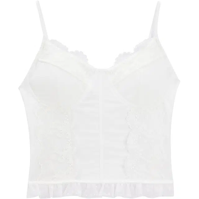 爱依服 裹胸法式性感纯色通勤吊带 女款