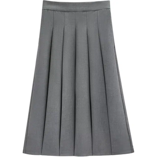 爱依服 简约通勤气质自然腰休闲长裙 女款