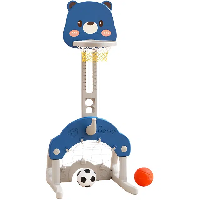 乖乖熊 篮球架室内可升降 多功能 早教益智玩具