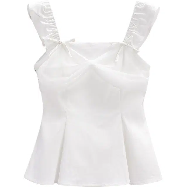 爱依服 法式甜美纯欲风修身纯色背心 女款