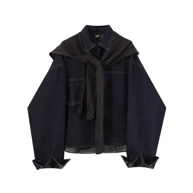 Fusheng Vintage Denim Shirt