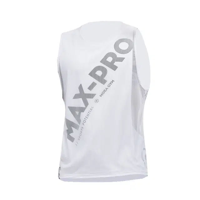 墨立方 时尚运动个性健身潮流舒适透气干爽无袖背心 男款