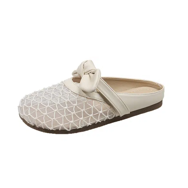 吾纪 简约潮流 速干静音包头拖鞋 女款