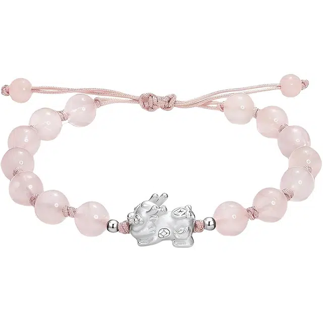 月岚 招财纳福貔貅复古精致好运旺桃花新中式国潮百搭 织物 手串 男女同款情侣款