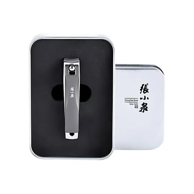 张小泉 美甲工具指甲剪 大号家用 不锈钢平口弧口修脚工具 单个装