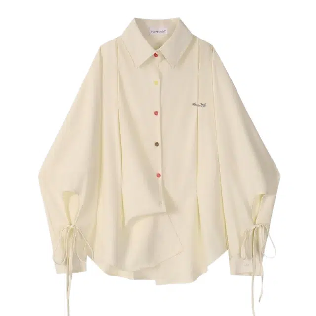 桴生 舒适时尚百搭简约长袖衬衫 女款