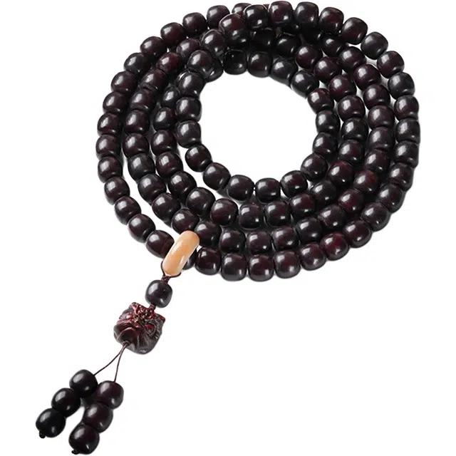 【财神庙已祝*搞钱强事业】 郁馨 招财纳福醒狮吞金兽本命年如意吉祥暴富盘玩手饰国潮民族风个性时尚#好运 菩提根 手串 男女同款情侣款