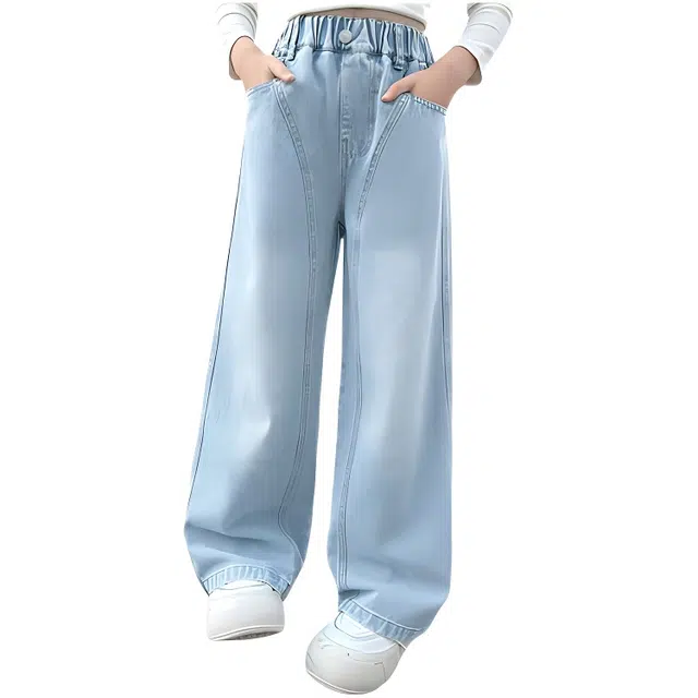 木木兔牛仔裤 百搭时尚亲肤宽松简约 儿童款