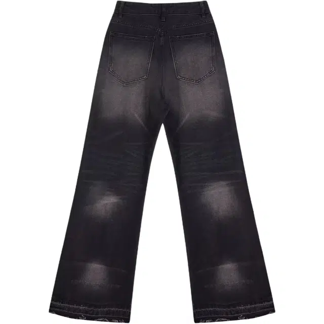 木清清 美式破洞窄版阔腿薄款毛边宽松显瘦直筒裤牛仔裤 女款