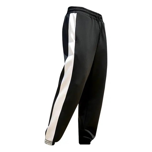 墨立方 侧边撞色条纹时尚百搭运动休闲裤 男款