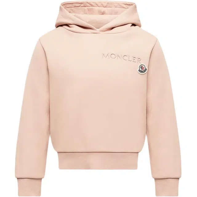 MonclerLogo Embroidered Logo Cotton Hoodie