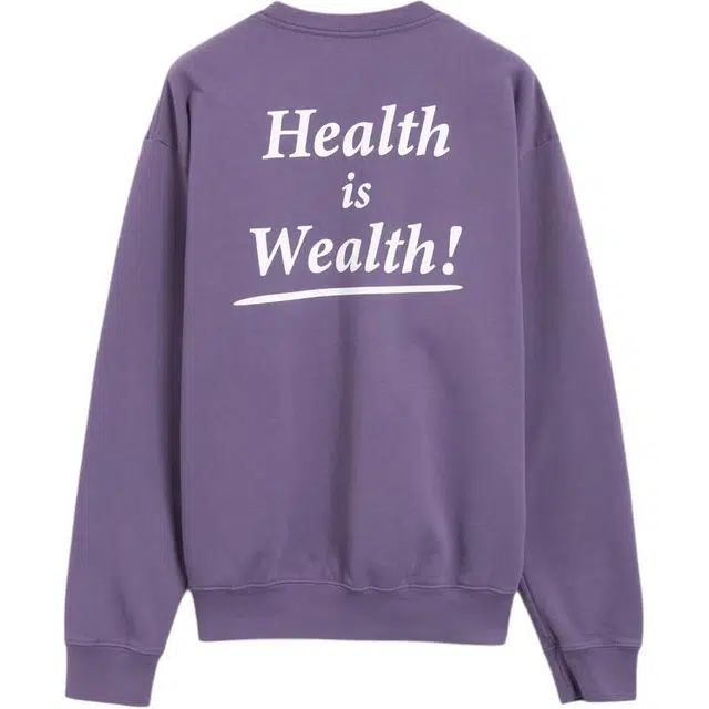 SPORTY RICH SS25 Health Is Wealth Unisex
