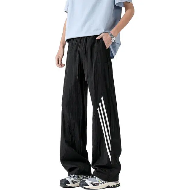 童先森 美式宽松直筒休闲裤 男款